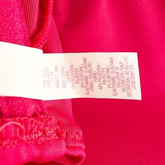 Victoria's Secret Bright Pink Bandeau Strapy Back Removable Cups S - Picture 5 of 9